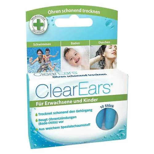 Clearears Ohrstöpsel z.Wasserentfernung, 10 St