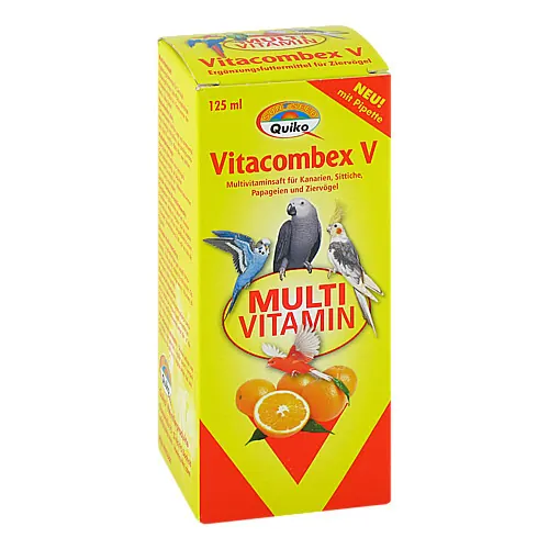 Combex V Multivitaminsaft für Ziervögel, 125 ml