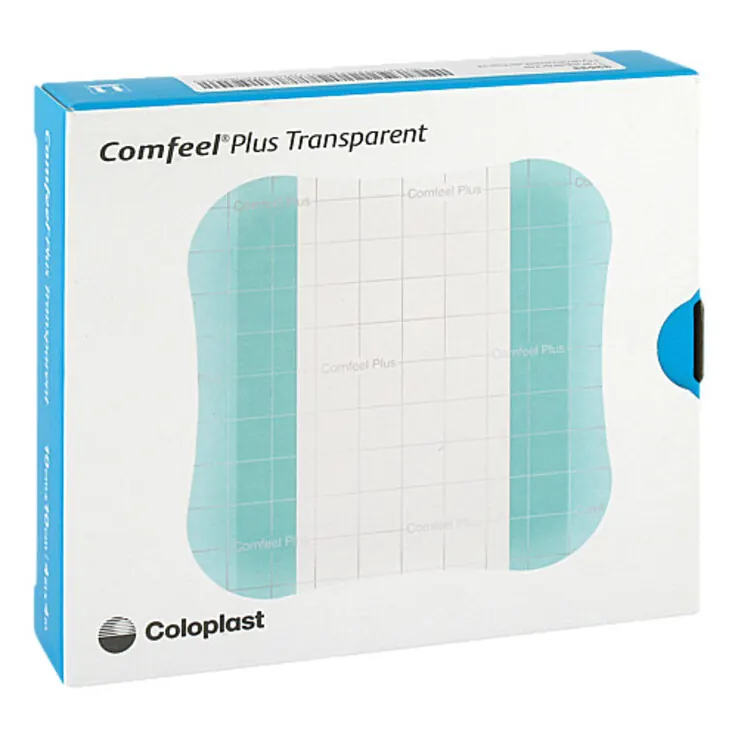 Comfeel Plus Transparent Hydrokolloidverband 10x10 cm, 10 St