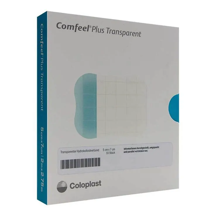 Comfeel Plus transparenter Wundverband 5x7 cm 3530, 10 St
