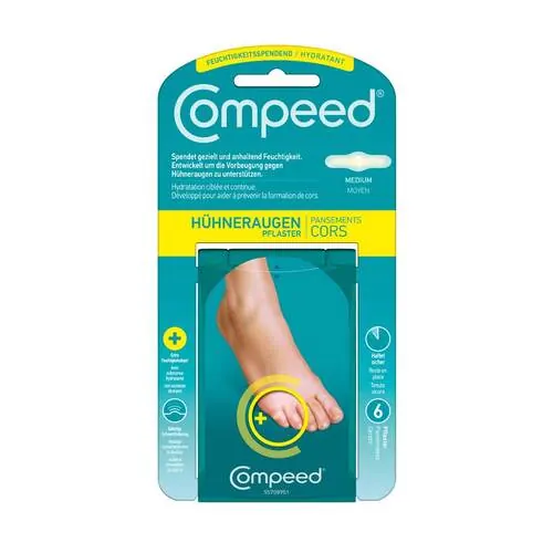 Compeed Hühneraugen Pflaster feuchtigkeitsspendend, 6 St