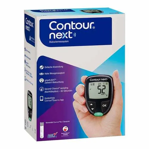 Contour Next Neu Set Blutzuckermessgerät mmol / l, 1 St