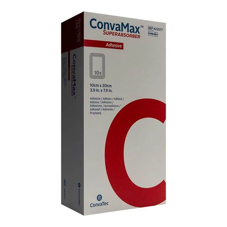 Convamax Superabsorber adhäsiv 10x20 cm, 10 St