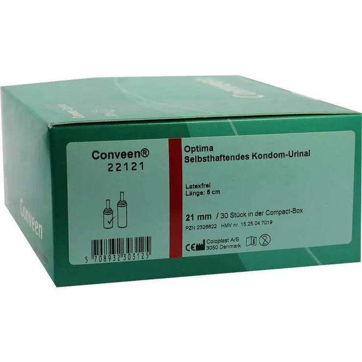 Conveen Optima Kondom Urinal 5cm 21mm, 30 St