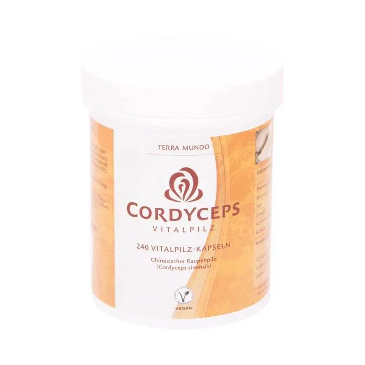 Cordyceps Vitalpilz Terra Mundo Kapseln, 240 St