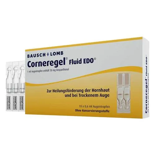 Corneregel Fluid Edo Augentropfen, 10X0.6 ml