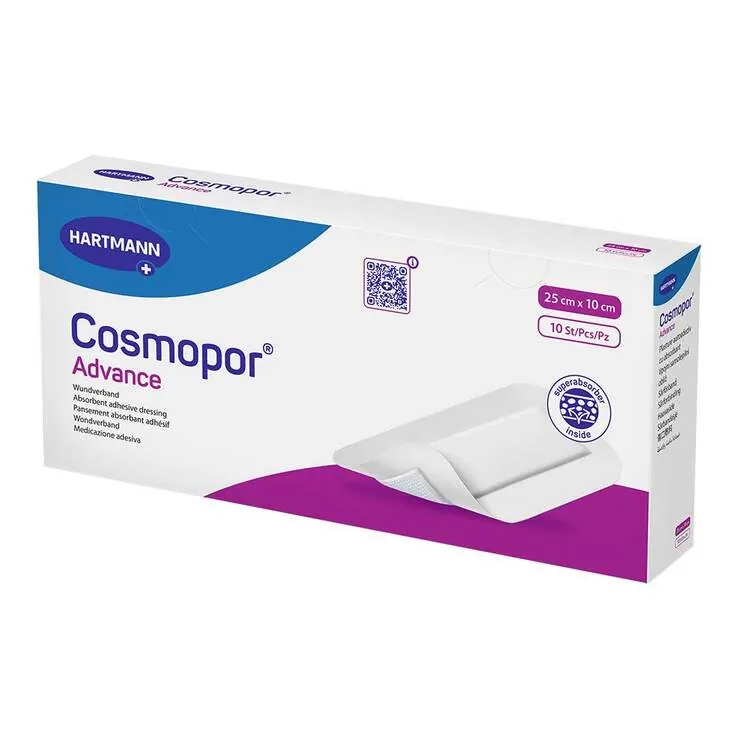 Cosmopor Advance 10x25 cm, 10 St
