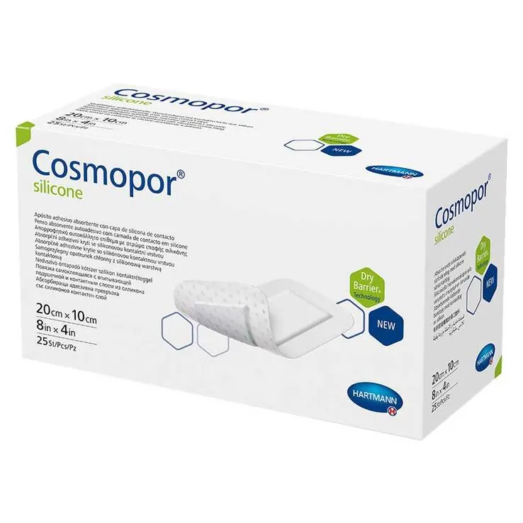 Cosmopor® silicone Wundverband 10x20 cm, 25 St