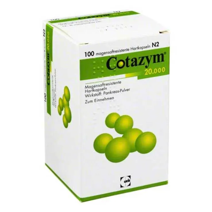 Cotazym 20.000 Pellets magensaftresistente Kapseln, 100 St