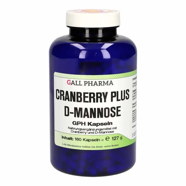Cranberry Plus D-Mannose GPH Kapseln, 180 St