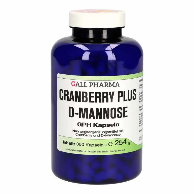 Cranberry Plus D-Mannose GPH Kapseln, 360 St