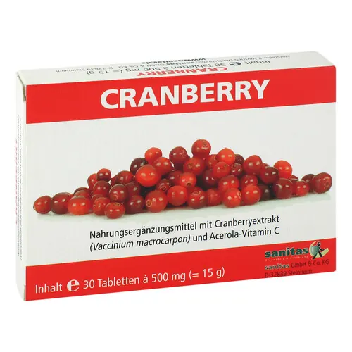 CRANBERRY TABLETTEN, 30 St