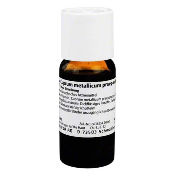 Cuprum metallicum praeparatum 0,4% ölige Einreibung, 40 g