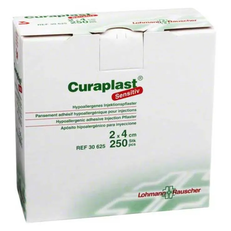 Curaplast Injektion Pflaster Sensi, 250 St