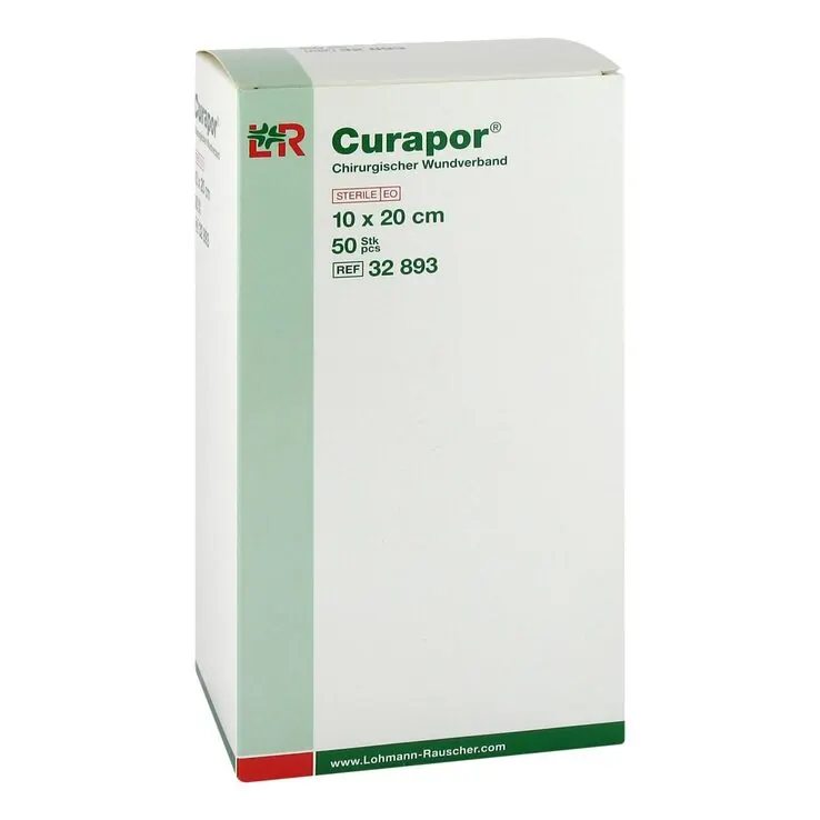 Curapor Wundverband steril chirurgisch 10x20 cm, 50 St