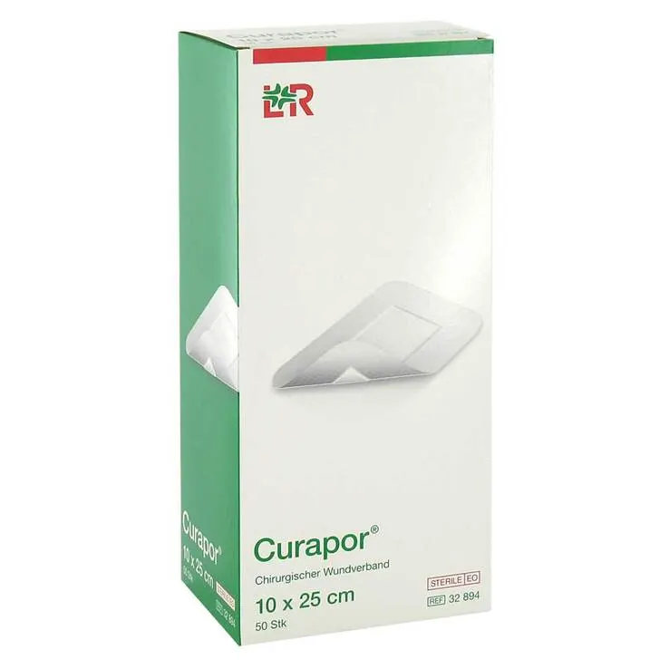 Curapor Wundverband steril chirurgisch 10x25 cm, 50 St