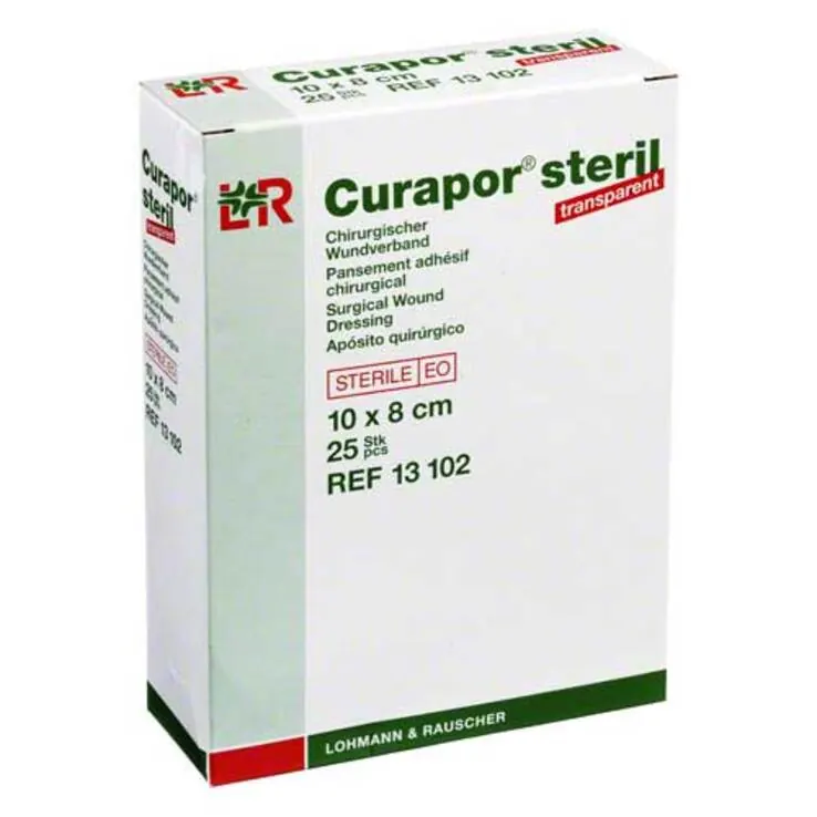 Curapor Wundverband transparent 8x10 cm steril, 25 St