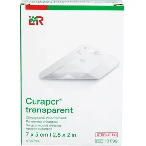 CURAPORWundverbandsteriltransparent5x7cm5St