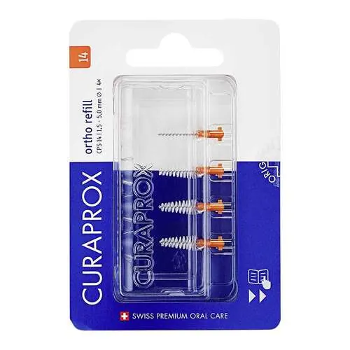 Curaprox Cps 14 Interdentalbürste ortho 1,3-5 mm, 4 St
