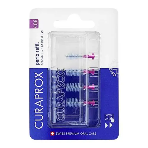 Curaprox Cps 406 perio Interdent.1,7-6,5mm, 4 St