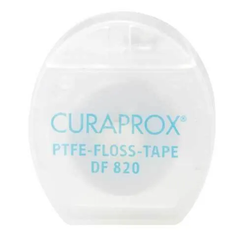 Curaprox DF 820 Interd.Tape mit Chlorhexidin Spender, 35 m