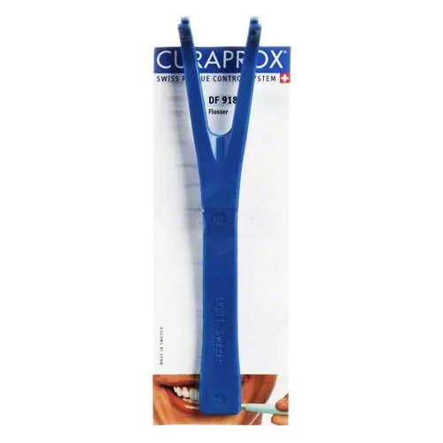 Curaprox Flosser 918 Zahnseidenspanner und Halter, 1 St