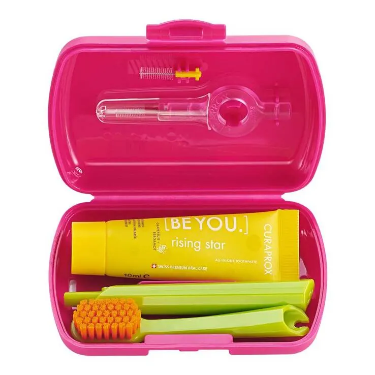 Curaprox Travel-Set rot, 1 St
