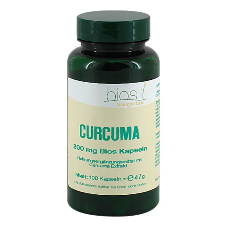 Curcuma 200 mg Bios Kapseln, 100 St