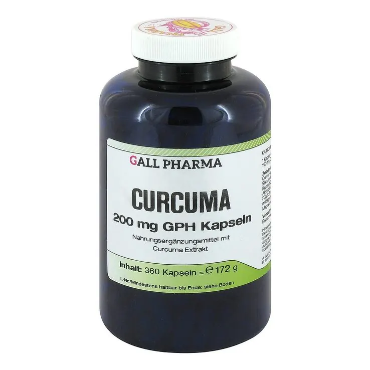 Curcuma 200 mg Kapseln, 360 St
