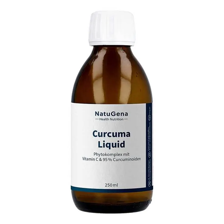 Curcuma Liquid Phytokomplex + Vitamin C gepuffert, 250 ml