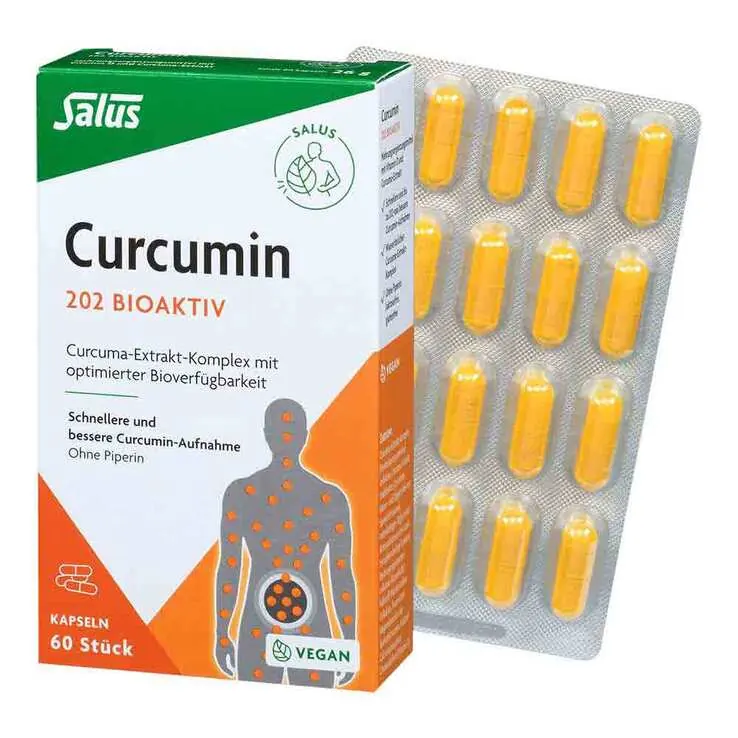 Curcumin 202 Bioaktiv Kapseln Salus, 60 St