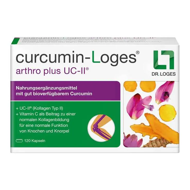 Curcumin-Loges arthro plus UC-II Kapseln, 120 St