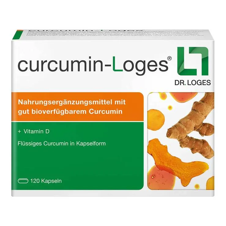Curcumin-Loges Kapseln, 120 St