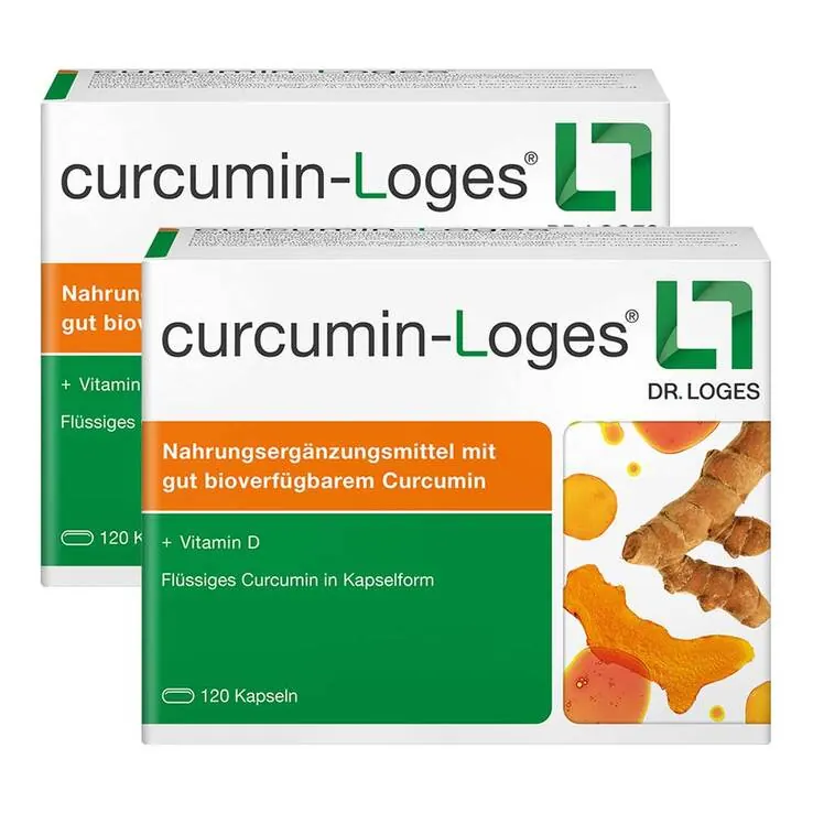 Curcumin-loges Kapseln , 2x120 St