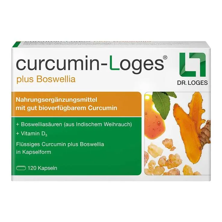 Curcumin-Loges plus Boswellia Kapseln, 120 St