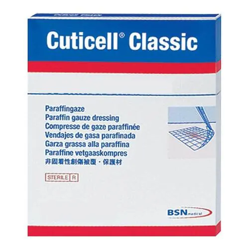 CUTICELL Classic Wundgaze 5x5 cm, 5 St