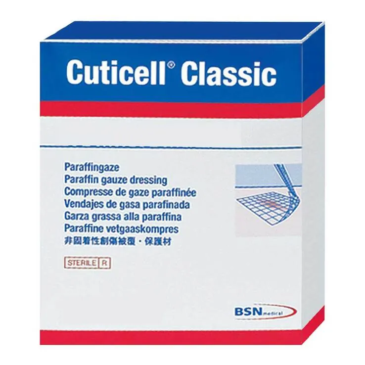 Cuticell Classic Wundgaze 5x5 cm, 50 St