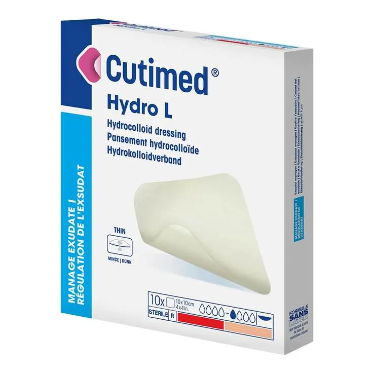 Cutimed Hydro L Hydrok.Ver.10x10cm dünn, 10 St