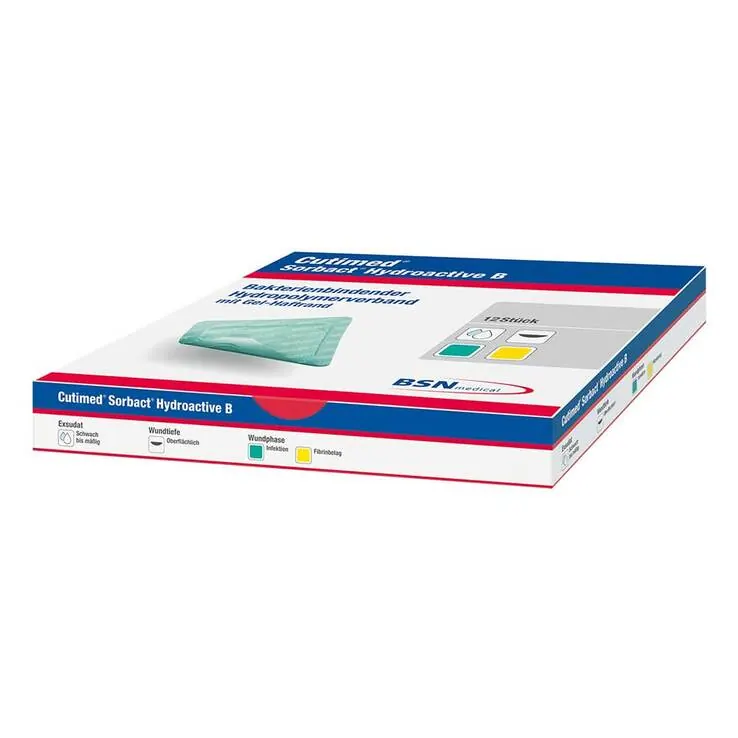 Cutimed Sorbact Hydroactive B Gel-V.14x24 cm haft., 12 St