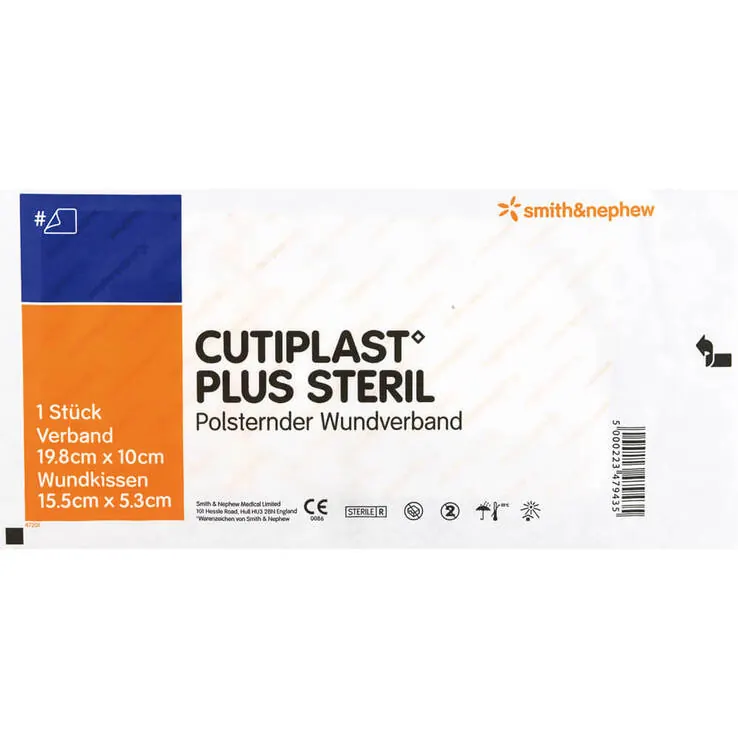 Cutiplast Plus steril 10x19,8 cm Verband, 55 St