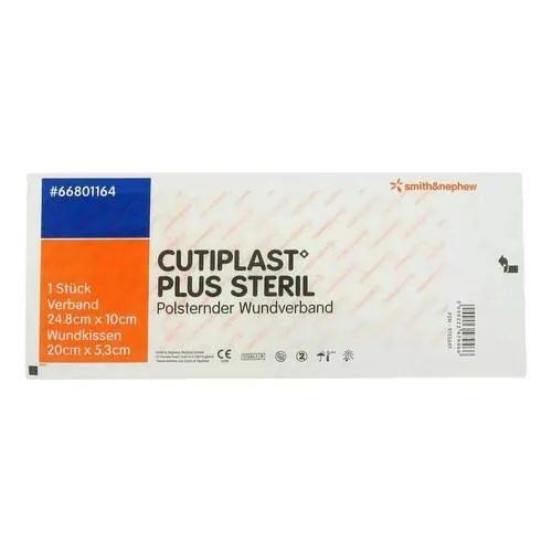 CUTIPLAST Plus steril 10x24,8 cm Verband, 1 St