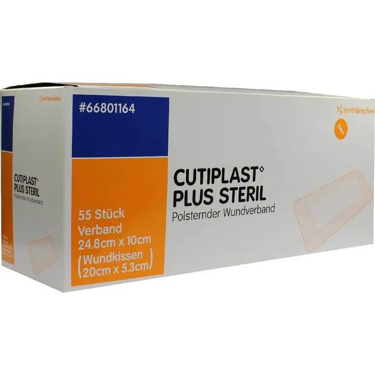 Cutiplast Plus steril 10x24,8 cm Verband, 55 St