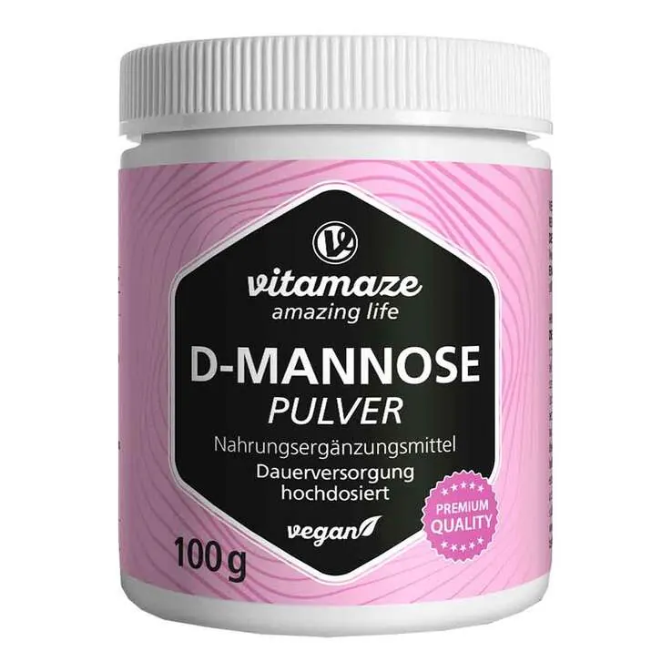 D-Mannose Pulver hochdosiert vegan, 100 g
