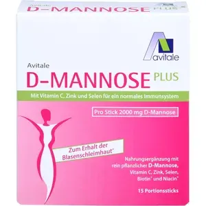 D-MANNOSEPLUS2000mgSticksm.Vit.u.Mineralstof.15Stück