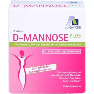 D-MANNOSEPLUS2000mgSticksm.Vit.u.Mineralstof.30Stück