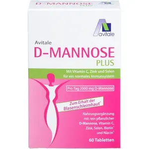 D-MANNOSEPLUS2000mgTabl.m.Vit.u.Mineralstof.60Stück
