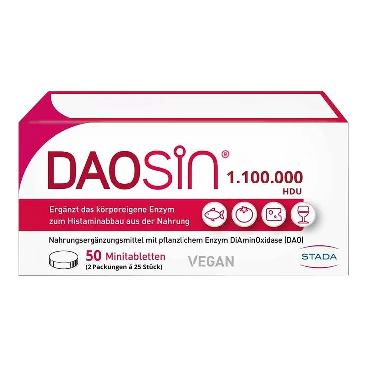 Daosin vegan Tabletten, 2x25 St