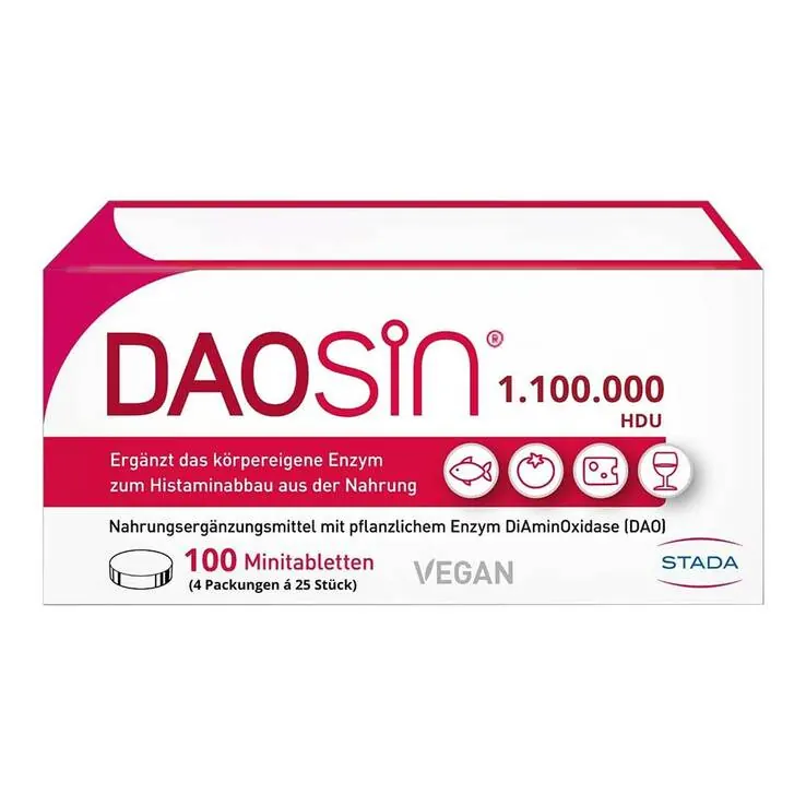 Daosin vegan Tabletten, 4x25 St