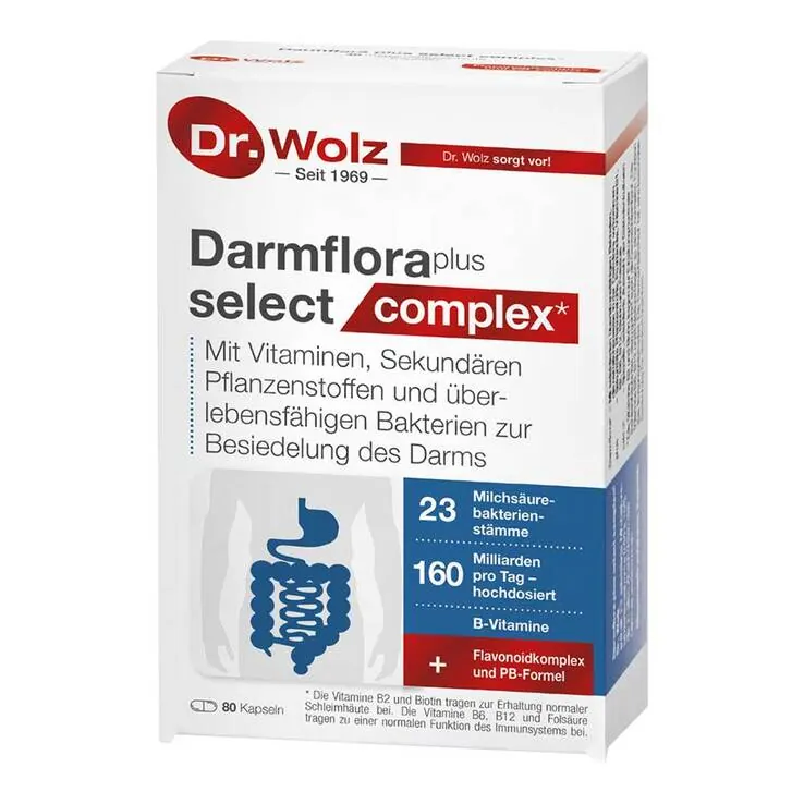 Darmflora plus select complex magensaftresistent Kapseln, 80 St