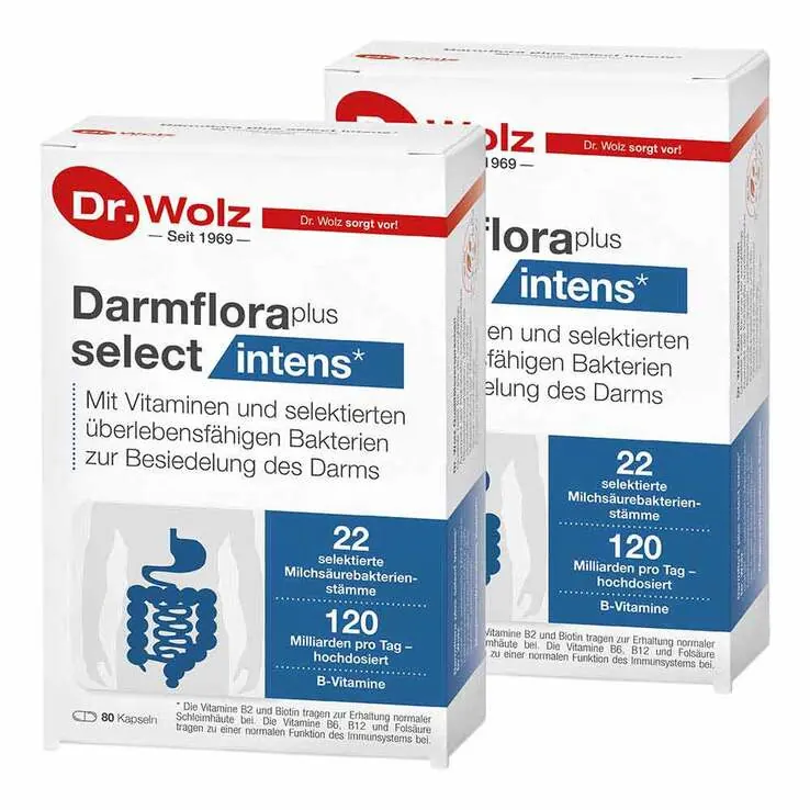 Darmflora plus select intens Kapseln, 2x80 St